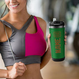 Custom Emerald Green Khaki Stainless Steel Water Cup
