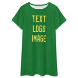 Custom Emerald Green Light Yellow Nachthemd