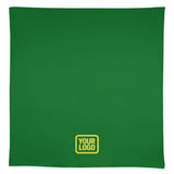 Custom Emerald Green Light Yellow Square Table Cloth