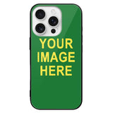 Custom Emerald Green Light Yellow Phone Case