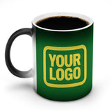 Custom Emerald Green Light Yellow Magic Mug