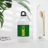 Custom Emerald Green Light Yellow Sports Bottle