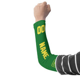 Custom Emerald Green Light Yellow Arm Sleeve