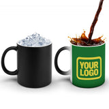 Custom Emerald Green Light Yellow Magic Mug