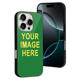 Custom Emerald Green Light Yellow Phone Case