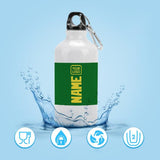 Custom Emerald Green Light Yellow Sports Bottle