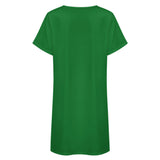 Custom Emerald Green Blue Green Nachthemd