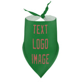 Custom Emerald Green Copper Rose Pet Scarf