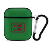 Custom Emerald Green Crimson Red AirPods Case