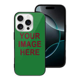 Custom Emerald Green Crimson Red Phone Case