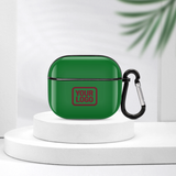 Custom Emerald Green Crimson Red AirPods Case (3rd Generation)