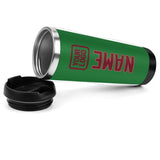 Custom Emerald Green Crimson Red Stainless Steel Water Cup