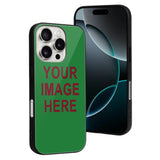 Custom Emerald Green Crimson Red Phone Case