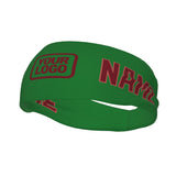 Custom Emerald Green Crimson Red Sports headband