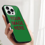 Custom Emerald Green Crimson Red Phone Case
