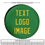 Custom Emerald Green Gold Truck Tires