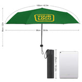 Custom Emerald Green Gold Automatic Umbrella