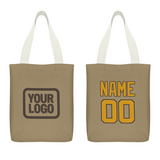 Custom Light Khaki Yellow Canvas Tote Bag