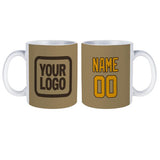 Custom Light Khaki Yellow Mug