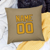 Custom Light Khaki Yellow Pillowcase