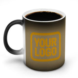 Custom Light Khaki Yellow Magic Mug