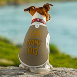 Custom Light Khaki Yellow Pet Vest