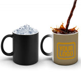 Custom Light Khaki Yellow Magic Mug