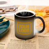 Custom Light Khaki Yellow Magic Mug