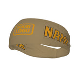 Custom Light Khaki Yellow Sports headband