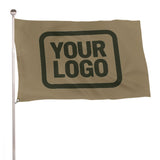 Custom Light Khaki Olive Flag