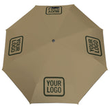 Custom Light Khaki Olive Automatic Umbrella