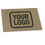 Custom Light Khaki Olive Flag
