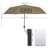 Custom Light Khaki Olive Automatic Umbrella