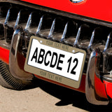 Custom Light Khaki Olive License Plate Frame