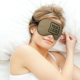 Custom Light Khaki Olive Sleep Mask