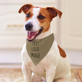 Custom Light Khaki Olive Pet Scarf