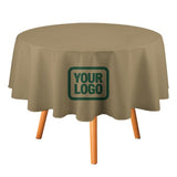 Custom Light Khaki Green Round Table Cloth