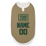 Custom Light Khaki Green Pet Vest