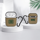 Custom Light Khaki Green AirPods Case