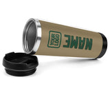 Custom Light Khaki Green Stainless Steel Water Cup