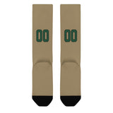 Custom Light Khaki Green Knee-High Sock