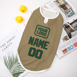 Custom Light Khaki Green Pet Vest