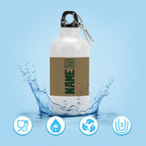 Custom Light Khaki Green Sports Bottle