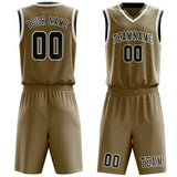 Custom Light Khaki Olive Basketball Set