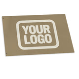 Custom Light Khaki Cream Flag