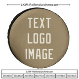 Custom Light Khaki Cream Truck Tires