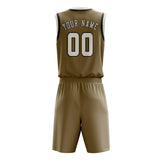 Custom Light Khaki Cream Basketball Set