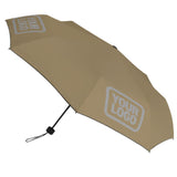 Custom Light Khaki Gray Automatic Umbrella