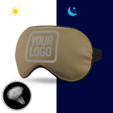 Custom Light Khaki Gray Sleep Mask