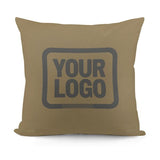 Custom Light Khaki Dark Grey Pillowcase